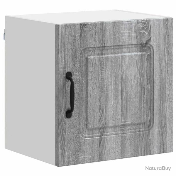 Armoire de cuisine rectangulaire pratique moderne 40 x 31 x 40 cm en bois d'ing�nierie gris sonoma