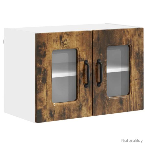 Armoire de cuisine design moderne fonctionnelle 60 x 31 x 40 cm en bois d'ing�nierie ch�ne fum� 02_