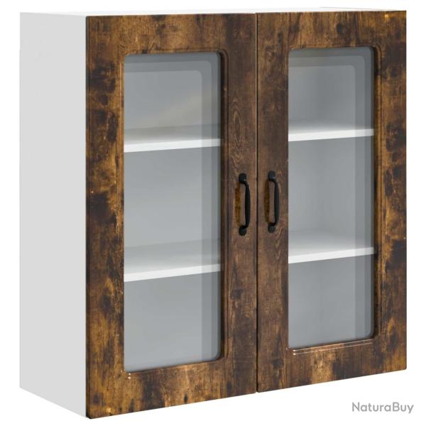 Armoire de cuisine moderne rectangulaire avec grand espace de rangement 80 x 31 x 80 cm en bois d'i