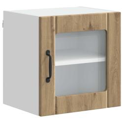 Armoire de cuisine moderne rangement pratique 40 x 31 x 40 cm en bois d'ing&eacute;nierie ch&ecirc;ne artisanal
