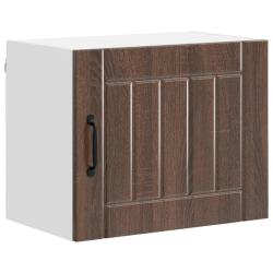Armoire de cuisine design minimaliste rangement pratique 50 x 31 x 40 cm en bois d'ing&eacute;nierie ch&ecirc;ne