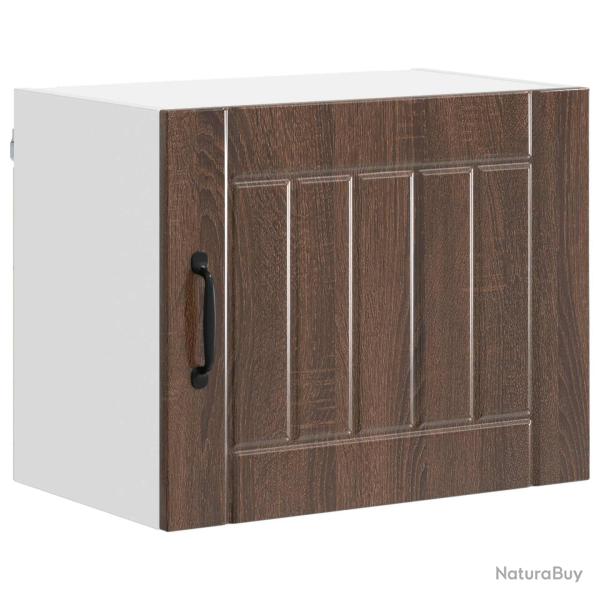 Armoire de cuisine design minimaliste rangement pratique 50 x 31 x 40 cm en bois d'ing�nierie ch�ne