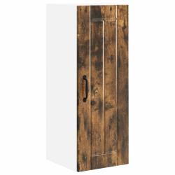 Armoire de cuisine moderne fonctionnelle design &eacute;pur&eacute; 30 x 31 x 80 cm en bois d'ing&eacute;nierie ch&ecirc;ne fu