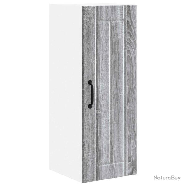 Armoire de cuisine moderne rangement pratique 30 x 31 x 80 cm en bois d'ing�nierie gris sonoma 02_0