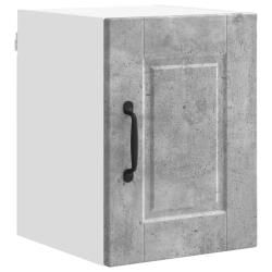 Armoire murale de cuisine moderne rangement pratique 30 x 31 x 40 cm en bois d'ing&eacute;nierie gris b&eacute;to