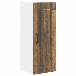 Armoire de cuisine murale moderne avec &eacute;tag&egrave;res 30 x 31 x 80 cm en bois d'ing&eacute;nierie bois ancien 02