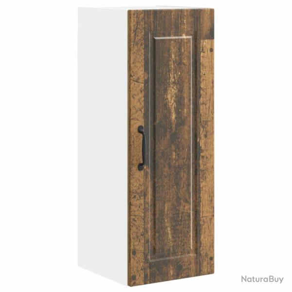 Armoire de cuisine murale moderne avec �tag�res 30 x 31 x 80 cm en bois d'ing�nierie bois ancien 02