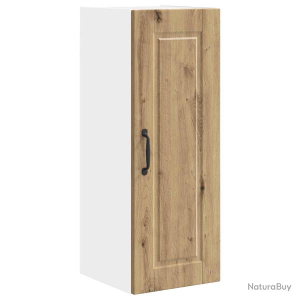Armoire de cuisine murale moderne rangement optimis� 30 x 31 x 80 cm en bois d'ing�nierie ch�ne art
