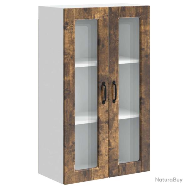 Armoire de cuisine murale moderne avec �tag�res pratiques 60 x 31 x 100 cm en bois d'ing�nierie ch�