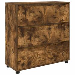 Armoire de rangement rectangulaire design minimaliste salon chambre 80 x 31 x 81 cm en bois d'ing&eacute;n