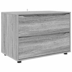 Armoire de rangement rectangulaire avec tiroirs pratiques style minimaliste salon chambre 80 x 48 x