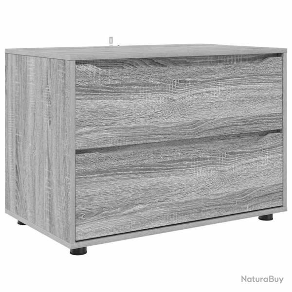 Armoire de rangement rectangulaire avec tiroirs pratiques style minimaliste salon chambre 80 x 48 x