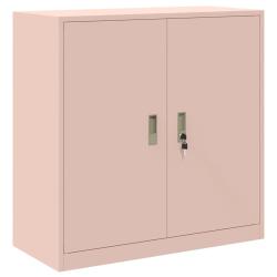 Armoire de rangement moderne polyvalente 90 x 40 x 90 cm portes verrouillables style industriel en
