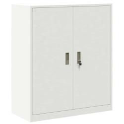 Armoire de rangement moderne design industriel 90 x 40 x 105 cm grande capacit&eacute; de stockage en acie