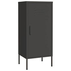 Armoire de rangement anthracite 42,5 x 35 x 101,5 cm avec 2 &eacute;tag&egrave;res r&eacute;glables durable style modern
