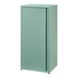 Armoire &eacute;tag&egrave;re meuble de rangement m&eacute;tallique acier 88 x 40 x 35 cm vert menthe 03_0008909