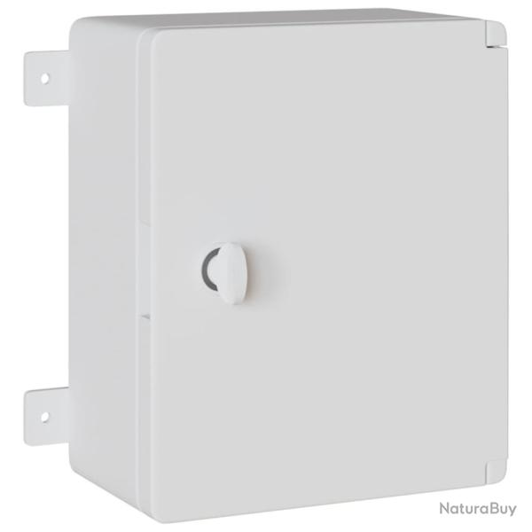 Armoire de contr�le moderne polyvalente 47 x 20 x 60 cm usage int�rieur ext�rieur en plastique gris