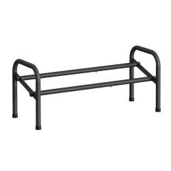 &Eacute;tag&egrave;re &agrave; chaussures &agrave; 2 niveaux rangement ajustable pour chaussures pour entr&eacute;e placard assemblage