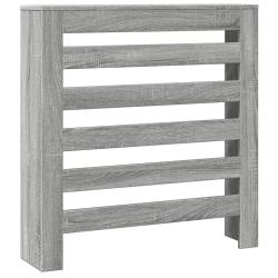 Cache-radiateur moderne pratique &eacute;tag&egrave;re salon 78 x 20 x 82 cm en bois d'ing&eacute;nierie sonoma gris 02_