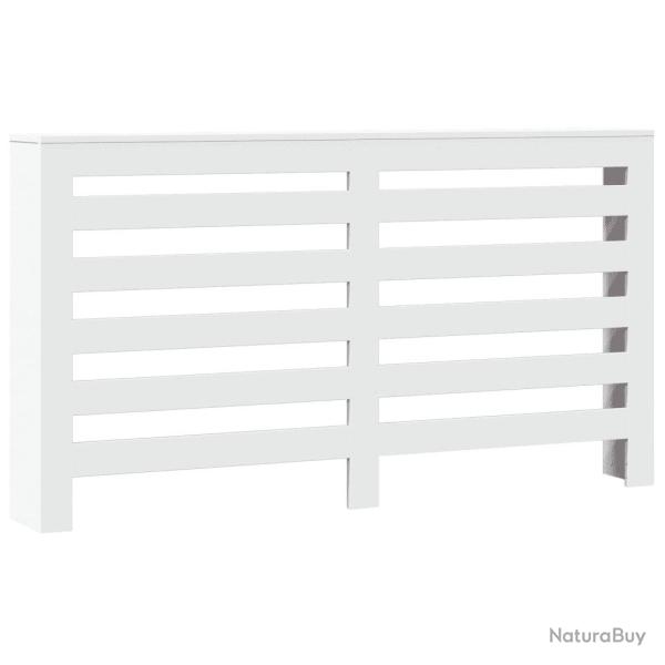 Cache-radiateur moderne avec �tag�re pratique 149 x 20 x 82 cm en bois d'ing�nierie blanc 02_0049780
