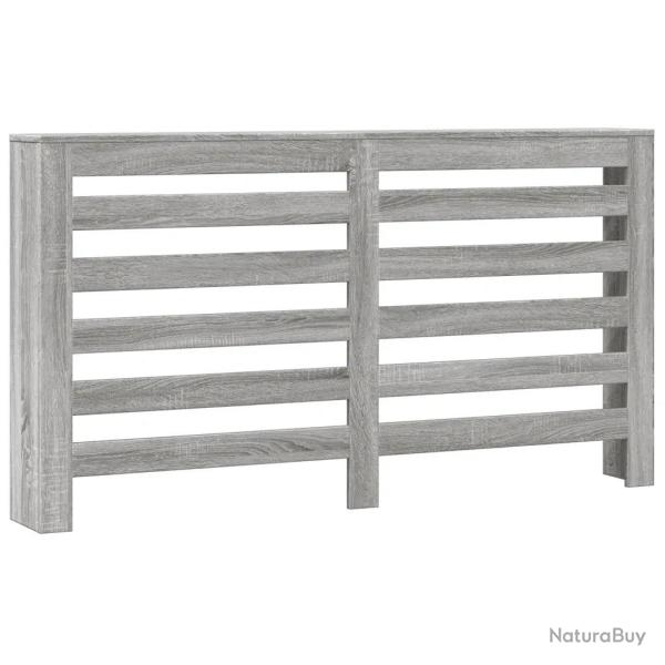 Cache-radiateur moderne design pratique et spacieux 149 x 20 x 82 cm en bois d'ing�nierie sonoma gr