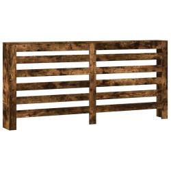 Cache-radiateur moderne en bois d'ing&eacute;nierie avec &eacute;tag&egrave;re pratique 175 x 20 x 82 cm en bois ch&ecirc;ne f