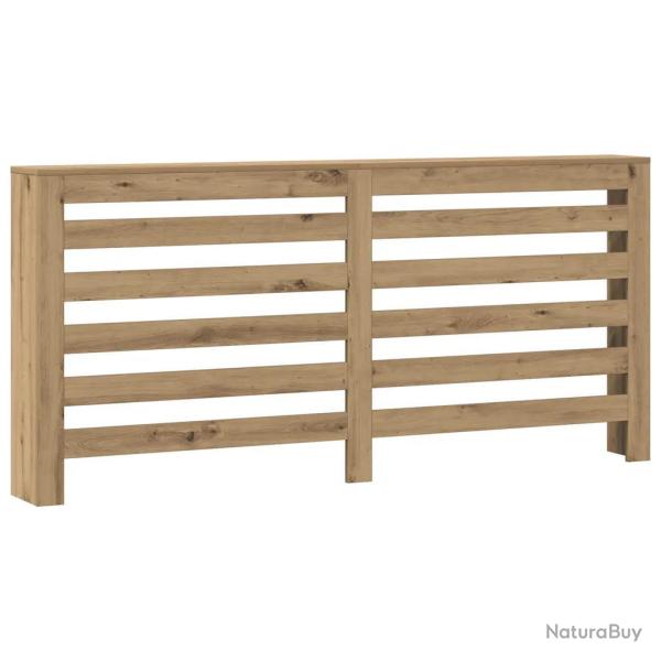 Cache-radiateur moderne pratique �tag�re 175 x 20 x 82 cm en bois d'ing�nierie ch�ne artisanal 02_0