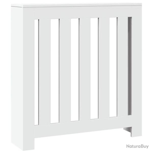 Cache-radiateur moderne avec �tag�re pratique 78 x 20 x 82 cm en bois d'ing�nierie blanc 02_0049807