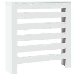 Cache-radiateur moderne pratique avec &eacute;tag&egrave;re design 78 x 20 x 82 cm en bois d'ing&eacute;nierie blanc 02_