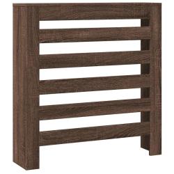 Cache-radiateur moderne pratique avec &eacute;tag&egrave;re 78 x 20 x 82 cm en bois d'ing&eacute;nierie ch&ecirc;ne marron 02_