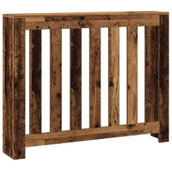 Cache-radiateur moderne en bois d'ing&eacute;nierie 104 x 20 x 82 cm fonction d&eacute;corative style contemporai