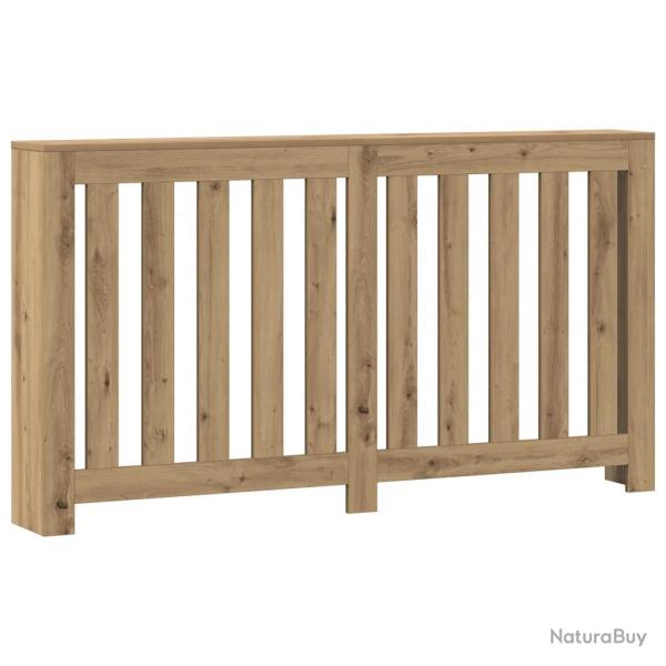 Cache-radiateur moderne en bois d'ing�nierie 149 x 20 x 82 cm design � lattes d�coratif salon en ch