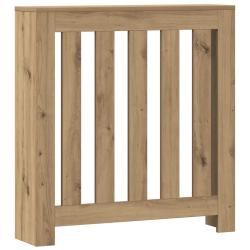 Cache-radiateur moderne avec &eacute;tag&egrave;re pratique salon 78 x 20 x 82 cm en bois d'ing&eacute;nierie ch&ecirc;ne arti