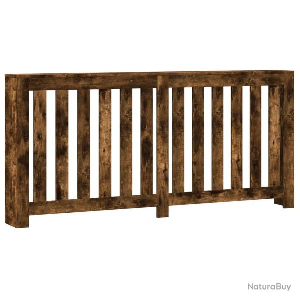 Cache-radiateur moderne 175 x 20 x 82 cm usage d�coratif design � lattes en bois d'ing�nierie ch�ne