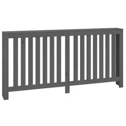 Cache-radiateur en bois de pin massif moderne &agrave; lattes &eacute;tag&egrave;re d&eacute;corative 169 x 19 x 84 cm en bois