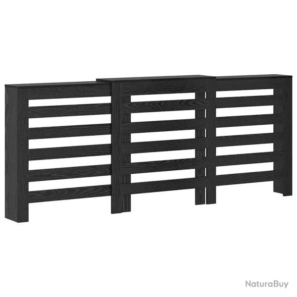 Cache-radiateur design minimaliste rangement pratique 205 x 21,5 x 83,5 cm en bois d'ing�nierie ch�
