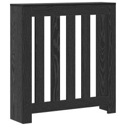 Cache-radiateur moderne rectangulaire 78 x 20 x 82 cm avec rangement sup&eacute;rieur style &eacute;pur&eacute; en bois