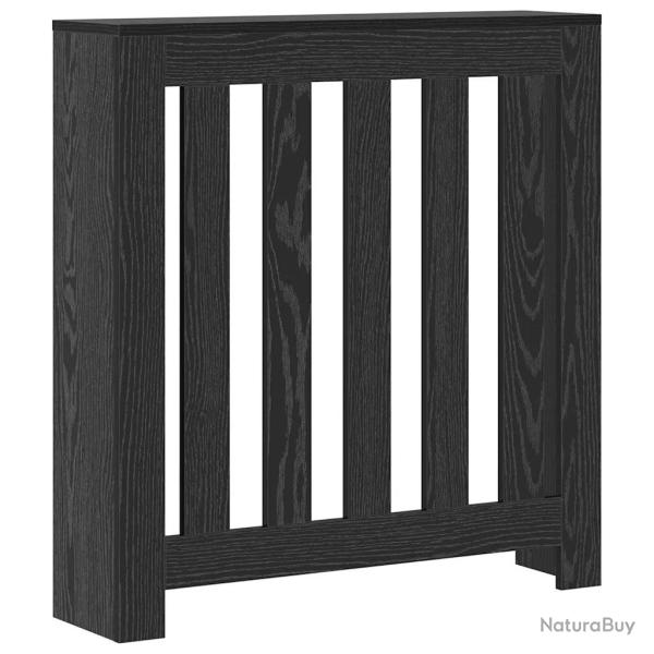Cache-radiateur moderne rectangulaire 78 x 20 x 82 cm avec rangement sup�rieur style �pur� en bois
