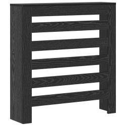 Cache-radiateur rectangulaire avec &eacute;tag&egrave;re sup&eacute;rieure 78 x 20 x 82 cm en bois d'ing&eacute;nierie ch&ecirc;ne no