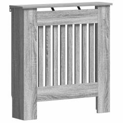 Cache-radiateur design moderne 78 x 19 x 81,5 cm avec &eacute;tag&egrave;re pratique en bois gris sonoma 02_00531