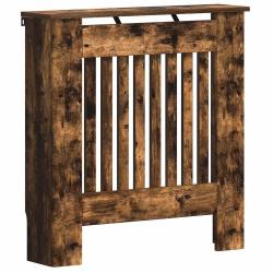 Cache-radiateur en bois design moderne avec rangement 78 x 19 x 81,5 cm en bois ch&ecirc;ne fum&eacute; 02_00531