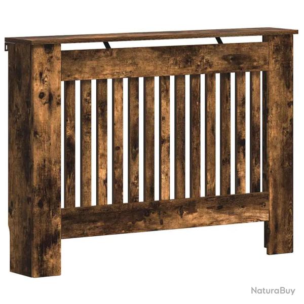 Cache-radiateur design moderne 112 x 19 x 81,5 cm avec rangement s�curisant en bois d'ing�nierie ch