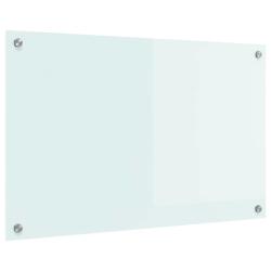 Protection de cuisine 80 x 50 cm avec r&eacute;sistance thermique design moderne en verre tremp&eacute; blanc 02_