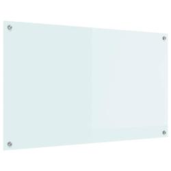 Protection de cuisine moderne 100 x 60 cm chauffe-r&eacute;sistante facile d'entretien en verre tremp&eacute; bla