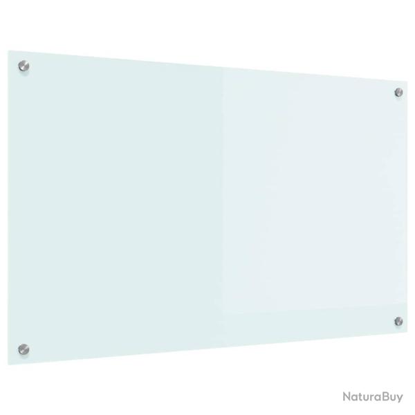 Protection de cuisine moderne 100 x 60 cm chauffe-r�sistante facile d'entretien en verre tremp� bla