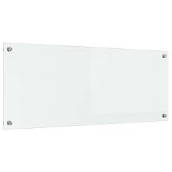 Protection de cuisine moderne 100 x 40 cm durable thermor&eacute;sistant design &eacute;pur&eacute; en verre tremp&eacute; tran