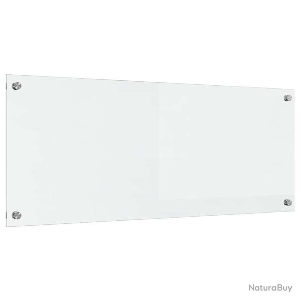 Protection de cuisine moderne 100 x 40 cm durable thermor�sistant design �pur� en verre tremp� tran