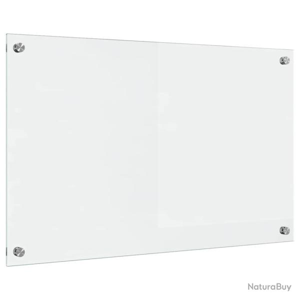 Protection de cuisine moderne 80 x 50 cm ultra chic r�sistant � la chaleur en verre tremp� transpar