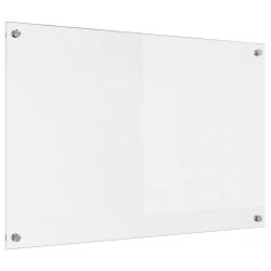 Protection de cuisine moderne 90 x 60 cm durable facile entretien style &eacute;pur&eacute; en verre tremp&eacute; trans