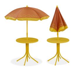 Salon de jardin enfant mobilisable ext&eacute;rieur 53 x 49,5 x 87,5 cm design original pratique en plasti